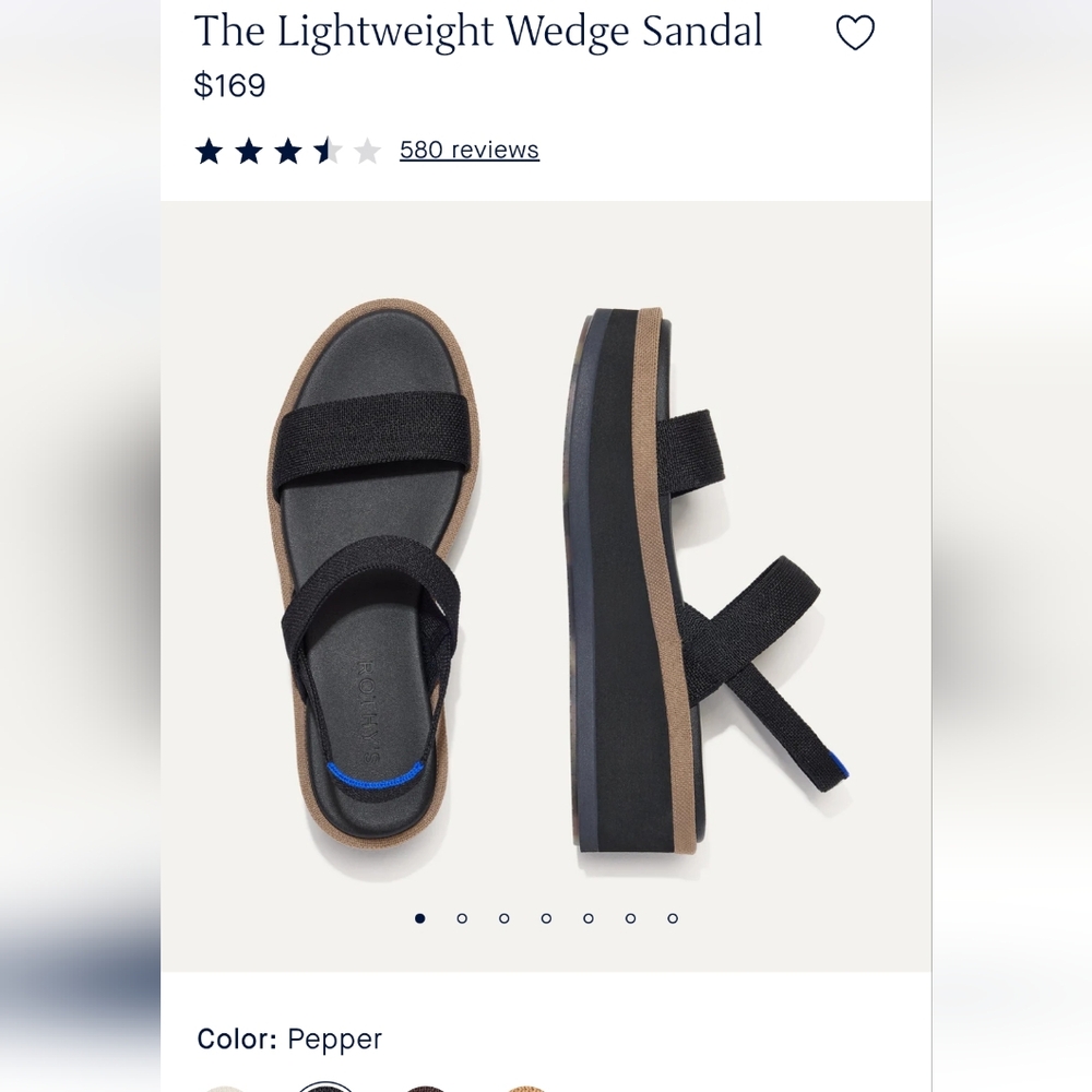 Rothy's The Lightweight Wedge Sandal